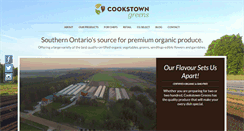 Desktop Screenshot of cookstowngreens.com